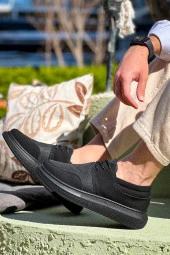 KB-042 Bağcıklı  Kömür Deri Tozu Siyah Taban Günlük Erkek Ayakkabı thumbnail 2