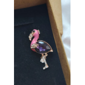 Feniks Flamingo Broş ve Yaka İğnesi thumbnail 1