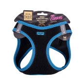 Doggie Havalı Dokuma Neon Serisi Köpek Göğüs Tasması Mavi 38-44 Cm Medium thumbnail 1