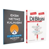 Etkili Matematik TYT Matematik Eksik Netiniz Kalmasın Deneme ve AKM Dil Bilgisi Soru Bankası Seti - 1