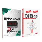 Etkili Matematik AYT Sınav Saati Genel Deneme ve AKM Dil Bilgisi Soru Bankası Seti 2 Kitap - 1