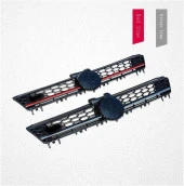 Vw golf 7 gti ön panjur ızgara kırmızı şeritli 2012+ sonrası modeller thumbnail 2