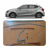 Seat İbiza Uyumlu 14 Parça Krom Cam Çerçeve Çıtası 2022+ Sonrası thumbnail 1