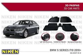 Bmw 5 Serisi F10 Havuzlu 3D Paspas Niken Siyah 2010-2017 Arası thumbnail 1