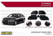 Chevrolet Cruze Havuzlu 3D Paspas Niken Siyah 2009 Sonrası thumbnail 1