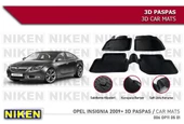 Opel insignia Havuzlu 3D Paspas Niken Siyah 2009-2017 Arası thumbnail 1