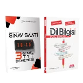 Etkili Matematik TYT Sınav Saati Genel Deneme ve AKM Dil Bilgisi Soru Bankası Seti 2 Kitap - 1
