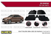Seat Toledo Havuzlu 3D Paspas Niken Siyah 2004-2012 Arası thumbnail 1