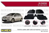 Toyota Auris Havuzlu 3D Paspas Niken Siyah 2007-2013 Arası - 1