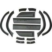 Dacia duster dodik ve kapı koruma çamurluk kaplama plastik 2010-2018 Arası modeller - 1