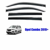 Opel Combo Kromlu Cam Rüzgarlığı Niken 2019+ sonrası uyumlu thumbnail 1