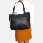 Lederax Hakiki Deri El ve  Omuz Çantası Anne Çantası LD403 thumbnail 7