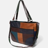 Lederax Hakiki Deri El ve  Omuz Çantası Anne Çantası LD403 thumbnail 10