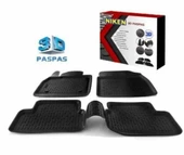 Bmw 5 Serisi E39 Havuzlu 3D Paspas Niken Siyah 1996-2003 Arası thumbnail 1