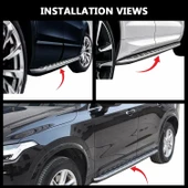 Volvo Xc90 siyah yan basamak 2018 sonrası oem model - 6