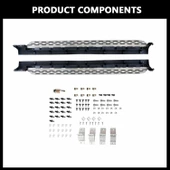 Volvo Xc90 siyah yan basamak 2018 sonrası oem model - 3