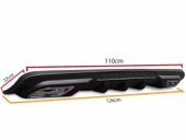 Nissan Micra uyumlu üniversal difüzör Siyah 2003-2010 arası - 3