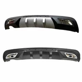 Vw caddy uyumlu üniversal difüzör Gri tüm modeller - 2