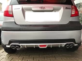 Hyundai Getz uyumlu arka tampon altı difüzör Siyah tüm modeller - 1