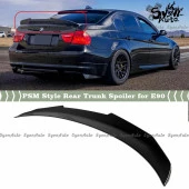 Bmw E90 psm boyalı spoiler (Pianoblack) 2005-2012 arası - 1