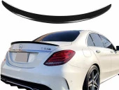 Mercedes w205 boyalı (Pianoblack) spoiler 2015-2021 arası - 4