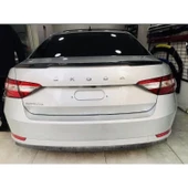 Skoda Octavia M4 spoiler (Pianoblack) 2016-2021 arası - 4