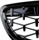 Bmw e90 diamond ön panjur ızgara 2009-2012 arası parlak siyah thumbnail 2