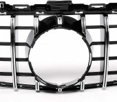 Mercedes C serisi w205 gtr ön panjur ızgara seti krom-siyah 2015-2018 arası thumbnail 4