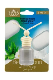 Beyaz Sabun Kokusu 8 Ml Araba Kokusu Cam Şişe - 1