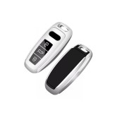 Audı A3 A4 A5 A6l A7 A8 C8 Q8 D5 E-tron Tpu Anahtar Kılıf (GÜMÜŞ) thumbnail 4