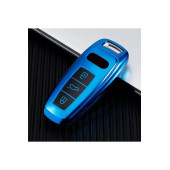 Audı A3 A4 A5 A6l A7 A8 C8 Q8 D5 E-tron Tpu Anahtar Kılıf (MAVİ) thumbnail 1