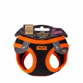 Doggie Havalı Dokuma Neon Serisi Köpek Göğüs Tasması Turuncu 22-26 Cm 3XSmall - 2