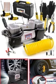 Stilmax  Çift Pistonlu Metal Hava Kompresörü 12 V 150 Psi Araba Lastik Bot Şişirme Full Çanta Set - 2