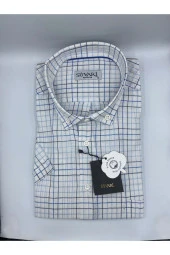 PREMİUM SVR %100 PAMUK REGULAR KISA KOL GÖMLEK thumbnail 1