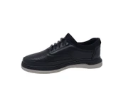 Zerhan 200 Erkek Siyah Hakiki Deri Çorap Model Günlük Kullanım Hafif Ayakkabı thumbnail 3