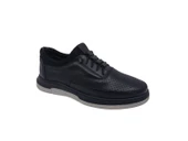 Zerhan 200 Erkek Siyah Hakiki Deri Çorap Model Günlük Kullanım Hafif Ayakkabı thumbnail 4