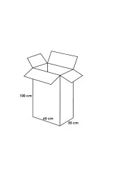 Askılı Elbise Kolisi 55 x 65 x 100 cm - Esmer - Tekli Paket - 3