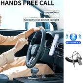 Aux Bluetooth Alıcısı Verici Kablosuz Bt Aux Adaptörü spiral kablolu thumbnail 5