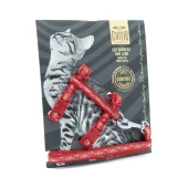 Cattie Desenli Kedi Göğüs ve Gezirme Tasması Takım Kırmızı 1x25-40 Cm - 1