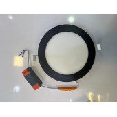 Sıva altı 12wsiyah kasa beyaz ışık panel led silim - 1