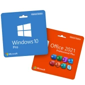 Microsoft Office 2021 PRO PLUS + WİNDOWS 10 PRO LİSANS ANAHTARI - Orijinal Resmi Key - 1