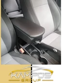 CARFACE Hyundai I20 2007-2014 Uyumlu Deri Kol Dayama Kolçak Siyah Özel Üretim Mdf - 1
