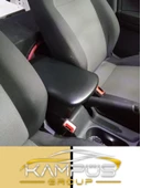 CARFACE Seat Leon Deri Kol Dayama Kolçak Siyah Özel Üretim Mdf - 1