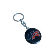 Seat FR Logolu Metal Otomobil Anahtarlığı - 1 Adet Siyah-Kırmızı Renk thumbnail 1