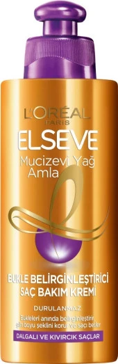 Elseve Amla Yağı Bukle Belirginleştirici Saç Bakım Kremi 200 ml thumbnail 2