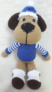 Tonton Köpüş Amigurumi Organik Oyuncak - 1