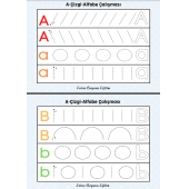 Çizgi-Alfabe YAZ-SİL Kitabı (Okul Öncesi ve Birinci Sınıflar İçin) thumbnail 4