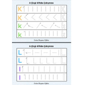 Çizgi-Alfabe YAZ-SİL Kitabı (Okul Öncesi ve Birinci Sınıflar İçin) thumbnail 5