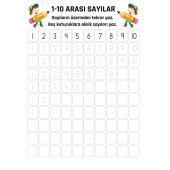 Rakam-Sayı Çalışmaları YAZ-SİL Kitabı - 2