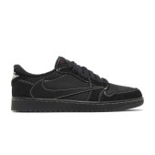 Nike Air Jordan 1 Retro Low OG SP Travis Scott Black Phantom Unisex Spor Ayakkabı DM7866-001 - 1